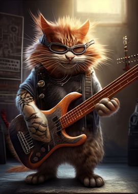 Rock N Roll Cool Cat 9