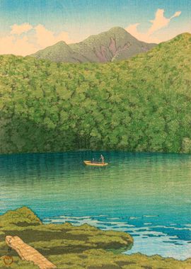 Kawase Hasui Fisherman