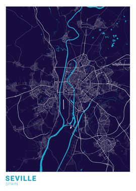 Seville City Map