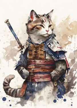 Samurai Cat 