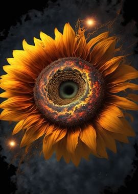 Universe sunflower