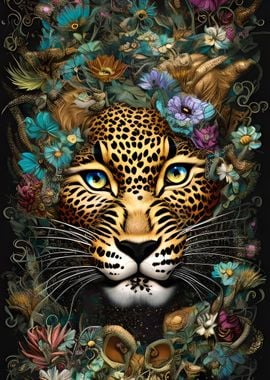 Leopard Animal Flowers