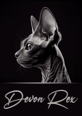 Devon Rex Portrait