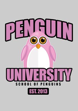 Penguin University Pink