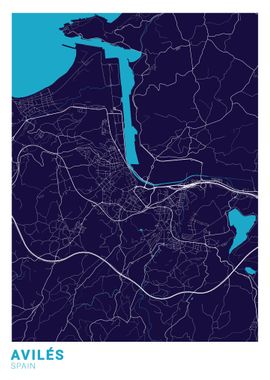 Aviles City Map