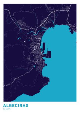 Algeciras City Map