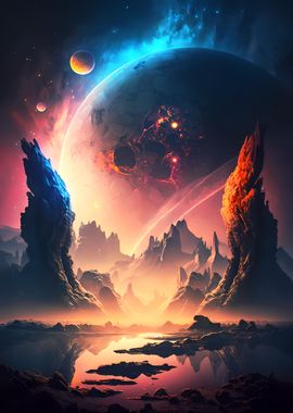 Element Planet Landscape