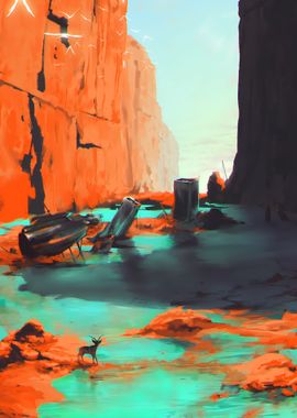 Fantasy Planet Landscape