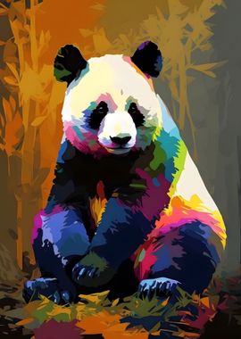 Panda Pop Art