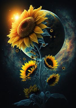 Universe sunflower 