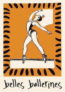 French Ballerina Poster