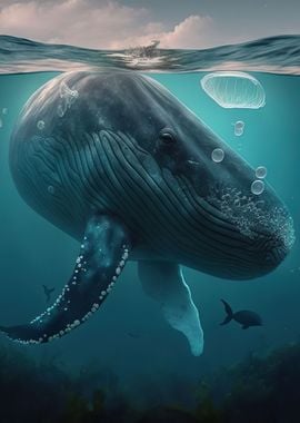 whale animal sea