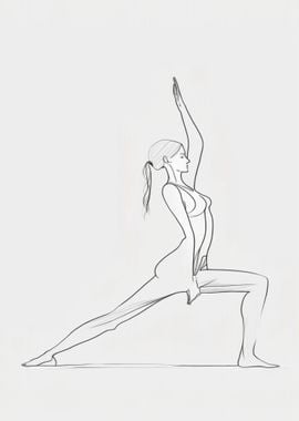 One Line Art Woman