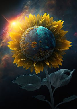 Universe sunflower 