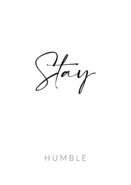 Stay Humble Motivation