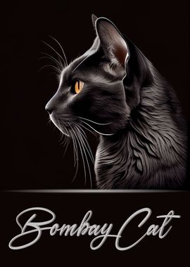 Elegant Bombay Cat