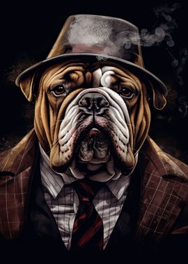 English Bulldog Gangster