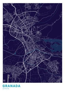 Granada City Map