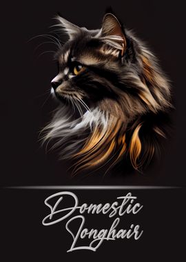 Elegant Domestic Longhair