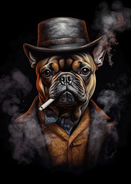 French Bulldog Gangster