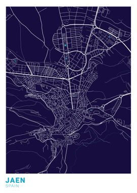 Jaen City Map