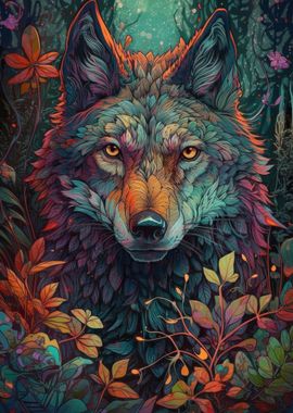 Abstract Wolf 01