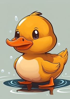 duck cute animal