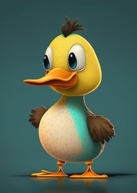 duck cute animal