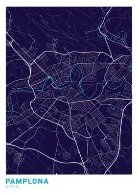 Pamplona City Map