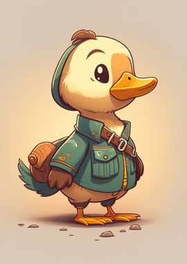 duck cute animal