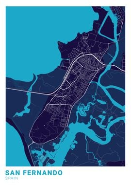 San Fernando City Map