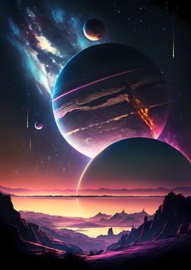 Jupiter Horizon Landscape