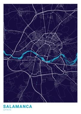 Salamanca City Map