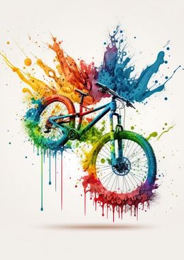 Bike watercolor