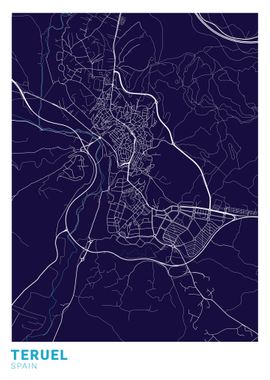 Teruel City Map