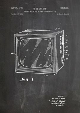 television reciever patent