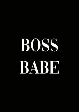 Boss Babe Fashion Poster