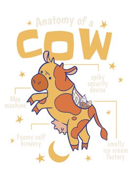 Cute Cow Anatomy