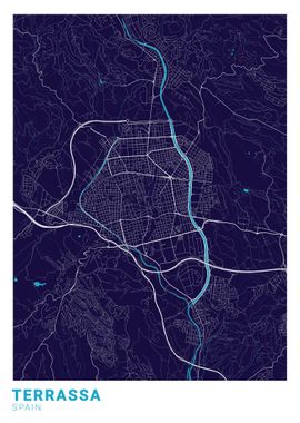 Terrassa City Map