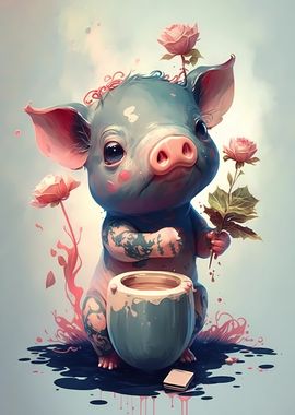 Cute Pig