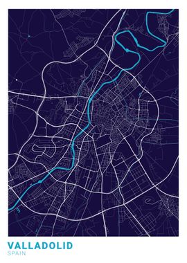 Valladolid City Map