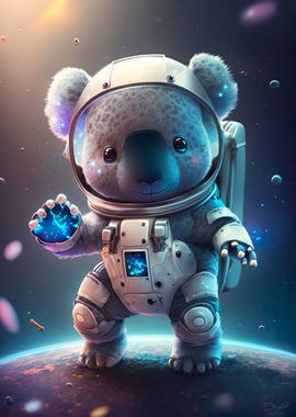 Astronaut Space Koala Bear