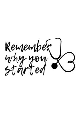 remember why you started 