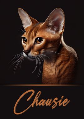 Chausie Portrait