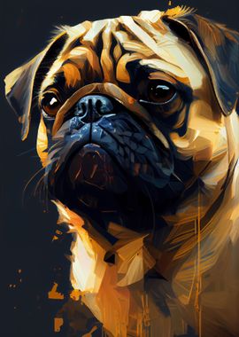 Pug Painting