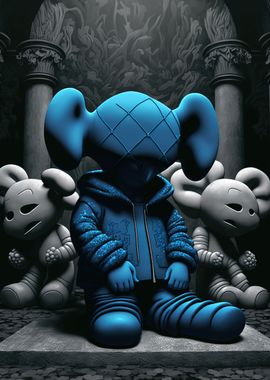 Hypebeast Kaws' Poster, picture, metal print, paint by MatiasCurrie, Displate