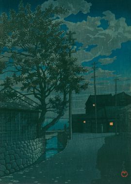 Kawase Hasui Kamezaki