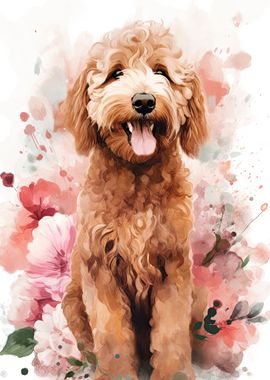 Goldendoodle Watercolor