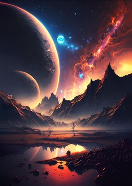 Cosmic Mountain Range