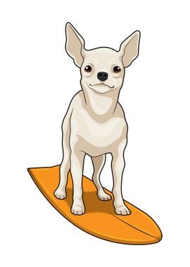 Chihuahua Surfboard